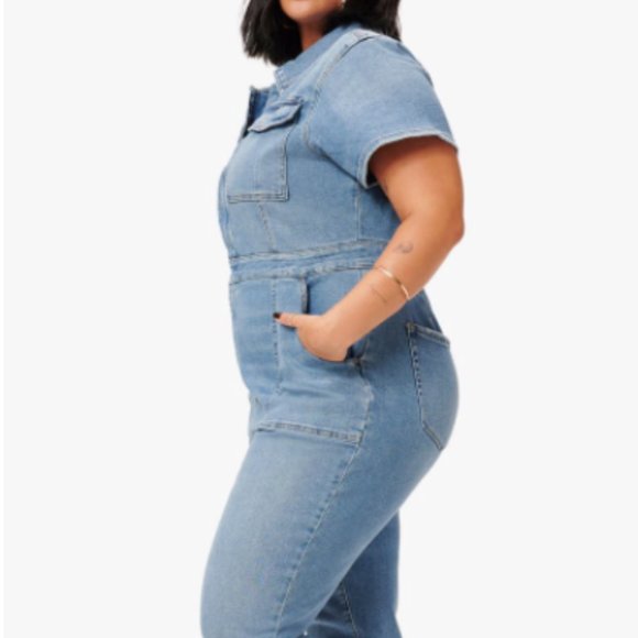Good American Fit for Success Jumpsuit Size 7 (4XL) NWT - Picture 5 of 10